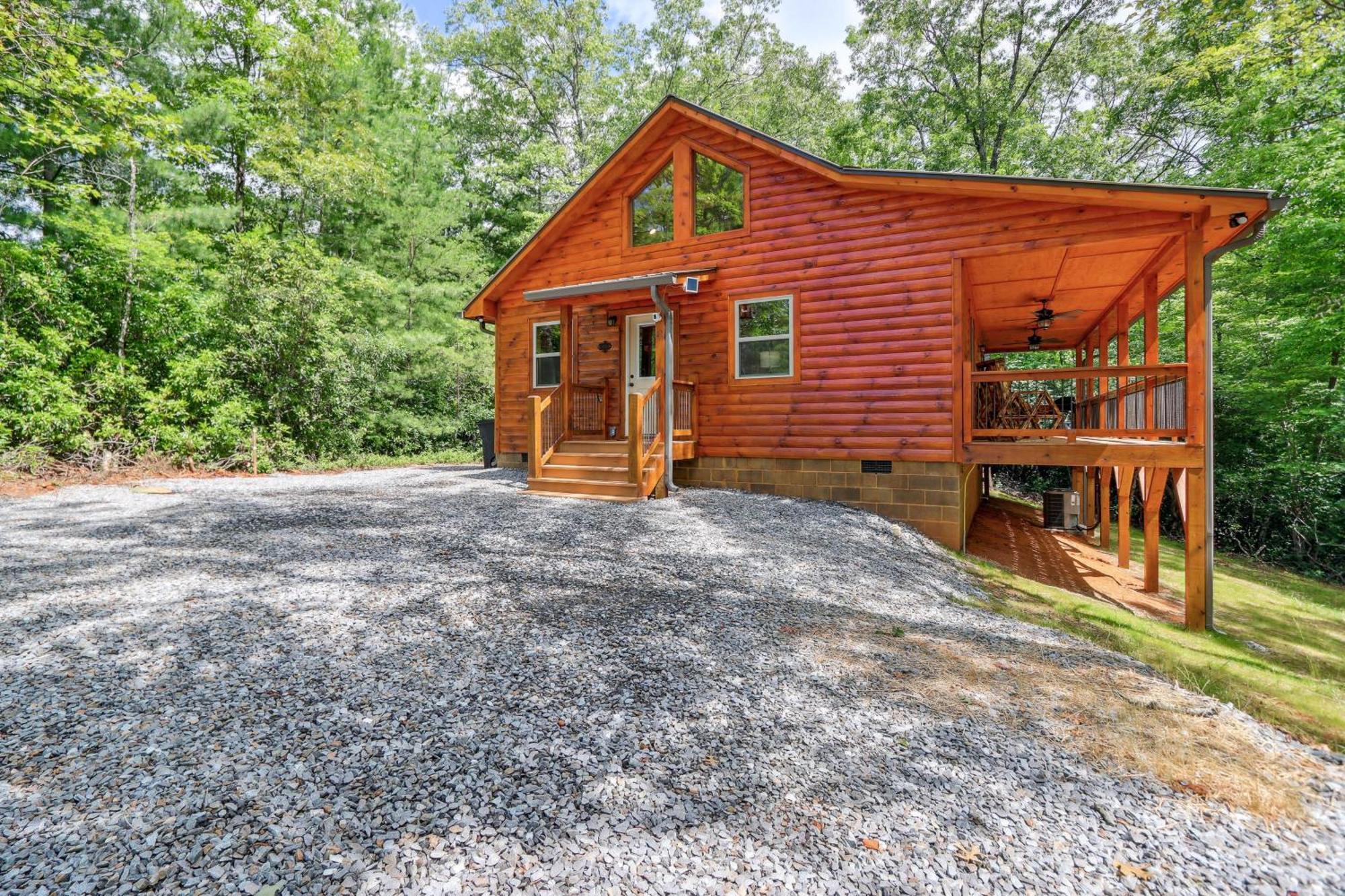 Private Murphy Cabin Rental With Wraparound Porch! Exteriör bild